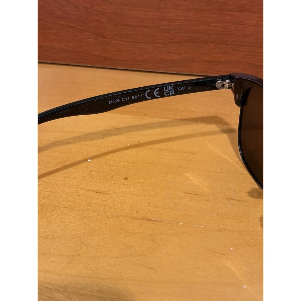 Half Frame Half Brow Sunglasses Shades Retro Vtg Inspired 2 Pairs Black Silver